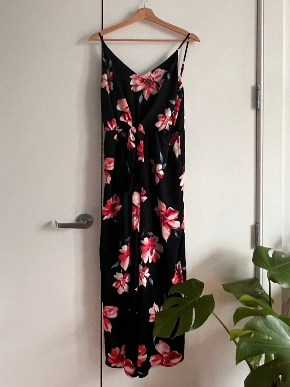 Soprano Floral Tie Waist Jumpsuit